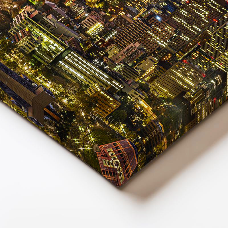 Yatay Kanvas Tablo Tokyo Kulesi ve Gökdelenler Şehir Mimari Tablo Ev Ofis Duvar Dekoru