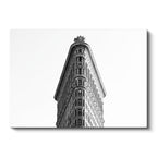 Yatay Kanvas Tablo Flatiron Binası Üst Cephe Şehir Mimari Tablo Ev Ofis Duvar Dekoru