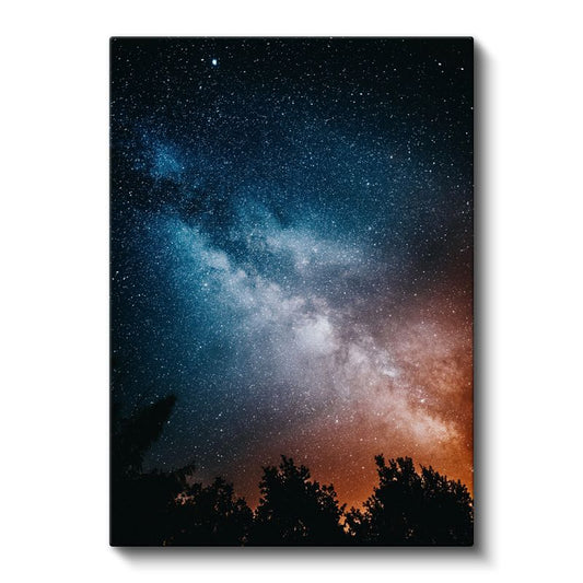 Samanyolu - Büyüleyici Gece Gökyüzü Kanvas Tablo