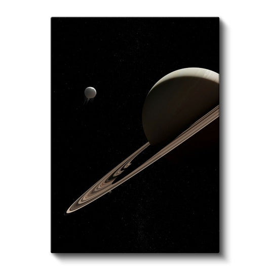 Satürn - Kozmik Halkaların İhtişamı Kanvas Tablo