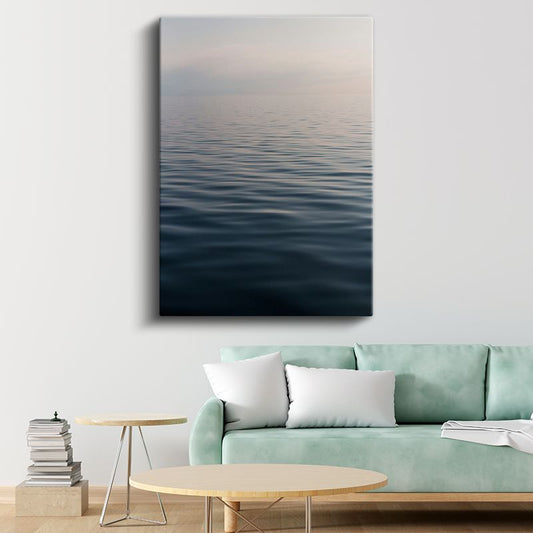 Sonsuz Deniz - Minimalist Huzur ve Sakinlik Kanvas Tablo