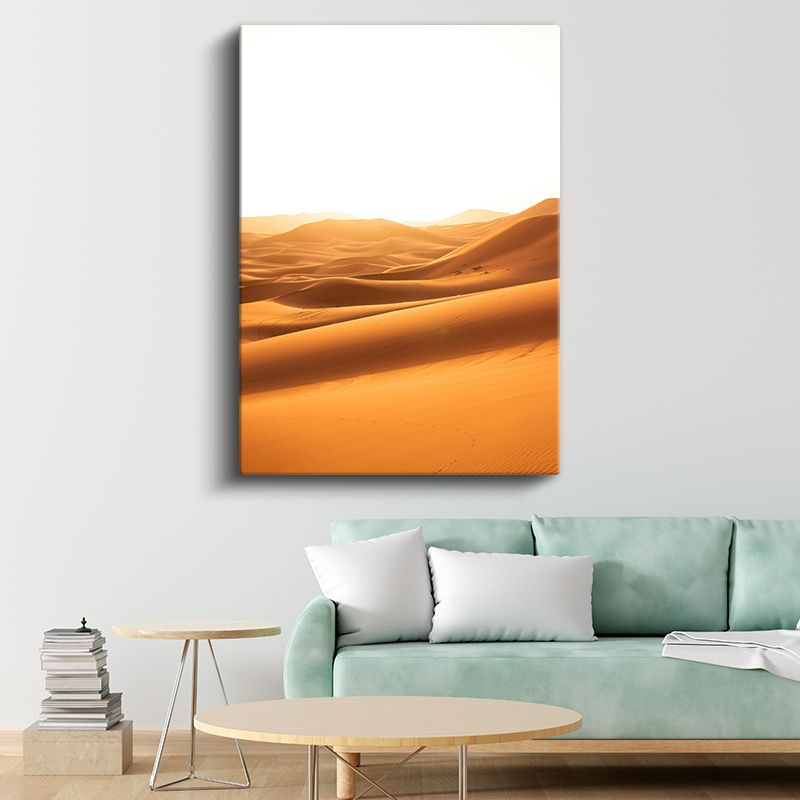 Altın Çöl - Kumların Sonsuz Dalgalanışı Kanvas Tablo