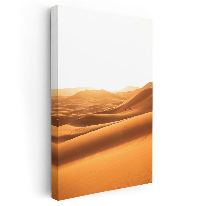 Altın Çöl - Kumların Sonsuz Dalgalanışı Kanvas Tablo