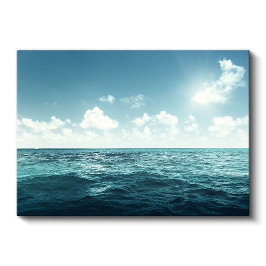 Sonsuz Mavi - Derin Deniz Manzarası Kanvas Tablo