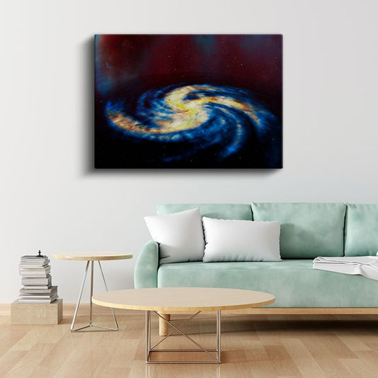 Spiral Galaksi - Kozmik Girdap Manzarası Kanvas Tablo