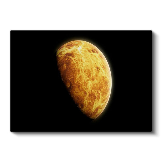 Venüs - Altın Parlaklığında Gezegen Kanvas Tablo