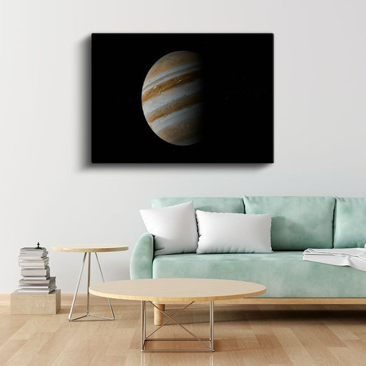 Jüpiter - Görkemli Gaz Devinin Bulut Kuşakları Kanvas Tablo