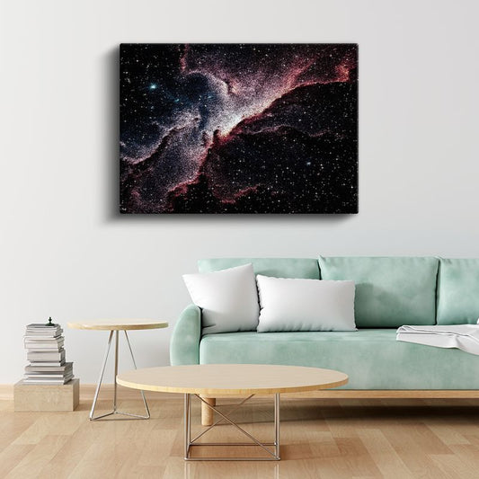 Kozmik Nebula - Yıldızlar Arasında Dans Kanvas Tablo