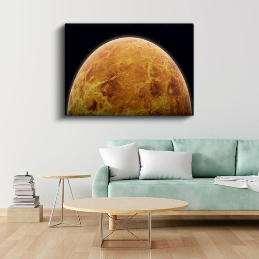 Mars Gezegeni - Kızıl Gezegenin İhtişamı Kanvas Tablo