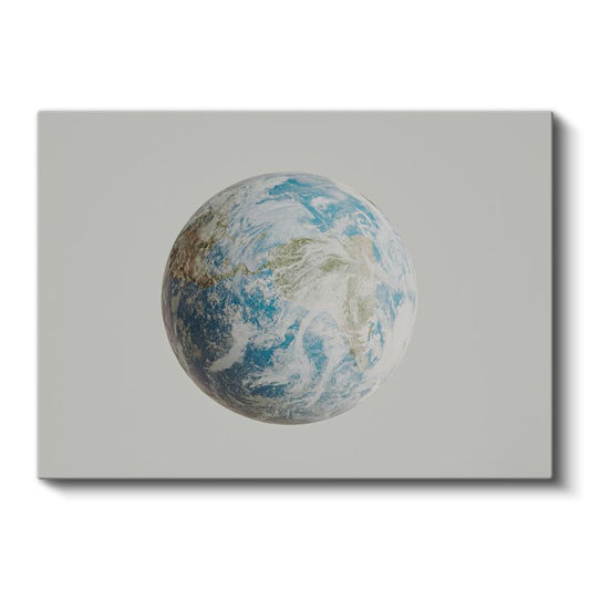 Dünya Gezegeni - Mavi Gezegenin Zarafeti Kanvas Tablo