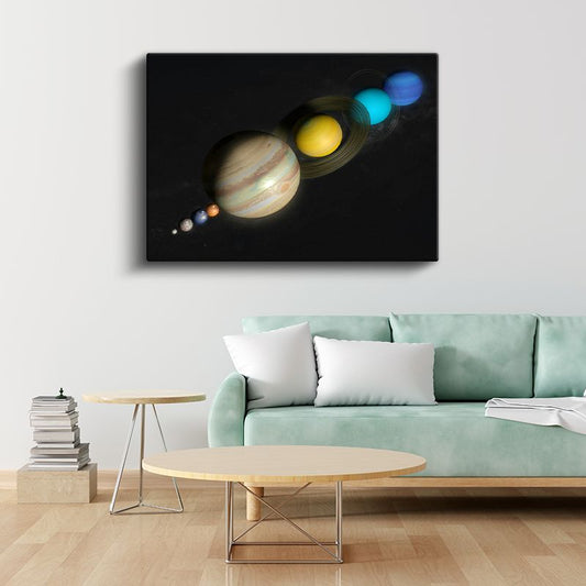Gezegenler Geçidi - Jüpiter ve Uzayın Derinlikleri Kanvas Tablo