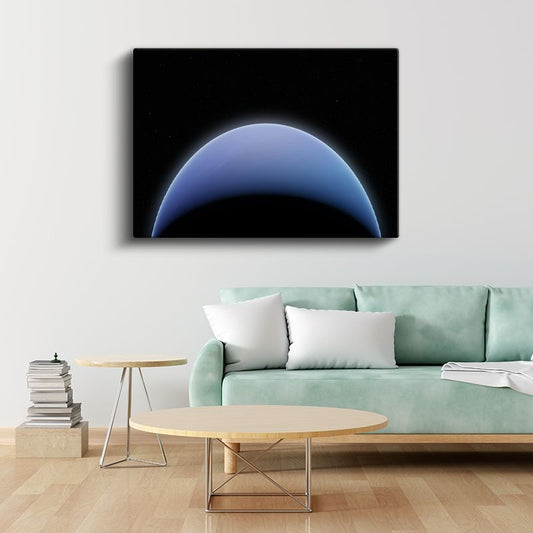 Mavi Gezegen - Uzayın Derinliklerinde Neptün Kanvas Tablo