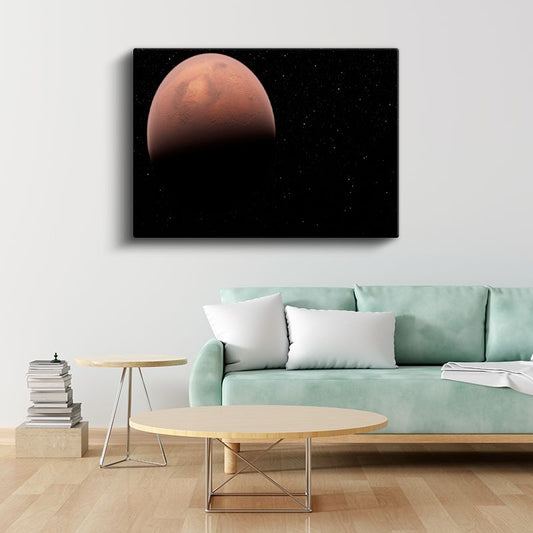 Mars Portresi - Kızıl Gezegenin İhtişamı Kanvas Tablo