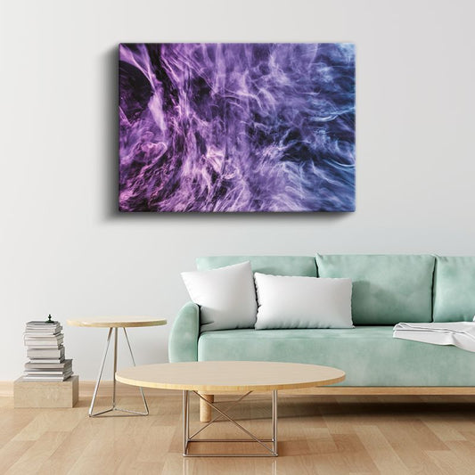Mor Dalga - Mistik Sıvı Hareketleri Kanvas Tablo