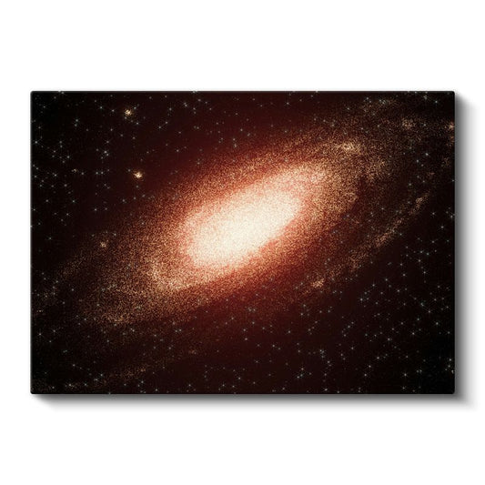 Galaksi - Kızıl Yıldız Bulutu Kanvas Tablo