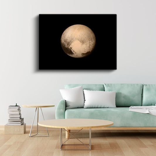 Plüton - Uzayın Derinliklerinden Kanvas Tablo