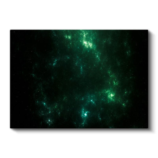 Yeşil Nebula - Uzay Derinlikleri Kanvas Tablo