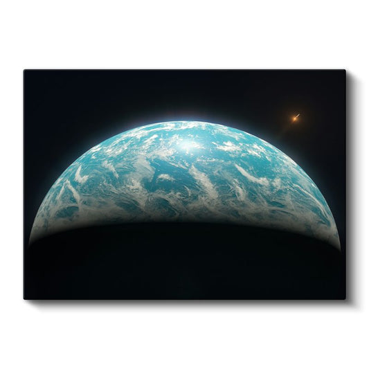 Mavi Dünya - Okyanus Gezegeni Kanvas Tablo