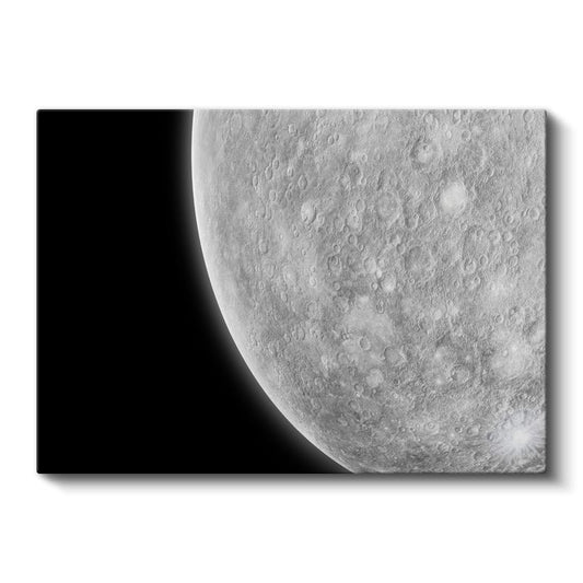 Ay'ın Yüzeyi - Kraterlerle Dolu Gizemli Dünya Kanvas Tablo
