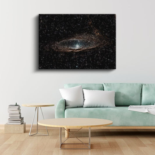 Spiral Galaksi - Yıldızlar Arasında Kozmik Girdap Kanvas Tablo