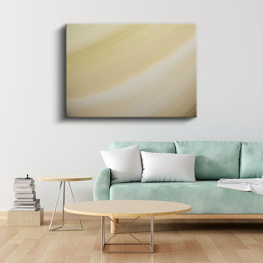 Minimalist Soyut - Yumuşak Tonlarda Sakin Doğa Yorumu Kanvas Tablo