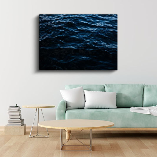 Derin Sular - Okyanus Dalgalarının Hipnotize Edici Görüntüsü Kanvas Tablo