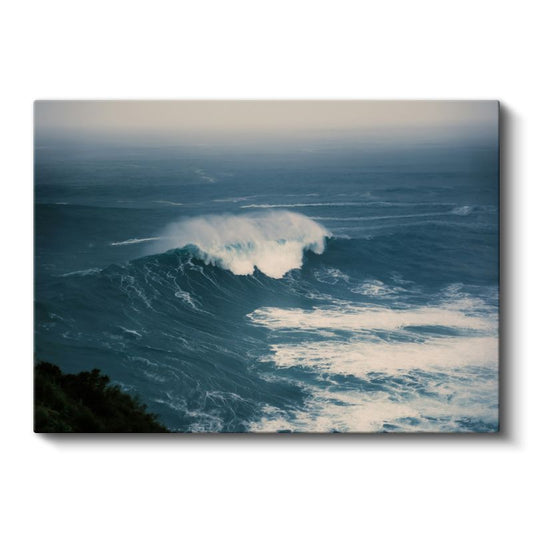 Okyanus Dalgası - Güçlü ve Heybetli Deniz Manzarası Kanvas Tablo