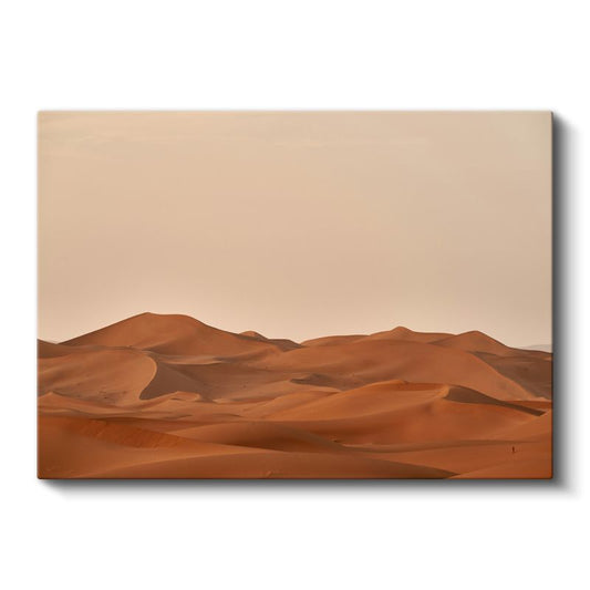 Çöl Kumları - Altın Renkli Kumul Tepeleri Kanvas Tablo