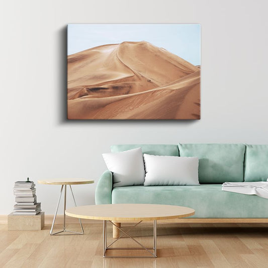 Çöl Tepeleri - Altın Kumların Büyüleyici Dansı Kanvas Tablo