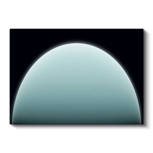 Uranus - Turkuaz Gezegenin Huzur Veren Görüntüsü Kanvas Tablo