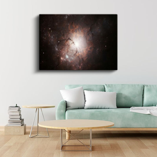 Kozmik Nebula - Yıldızlar Arasında Dans Eden Işıklar Kanvas Tablo