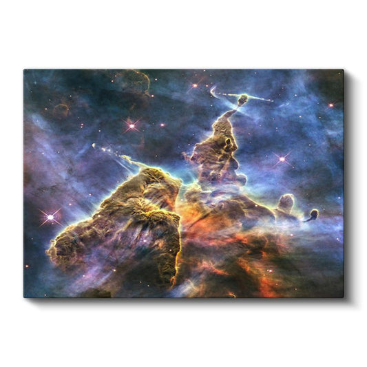 Kozmik Nebula - Yıldızlarla Bezeli Uzay Derinliği Kanvas Tablo