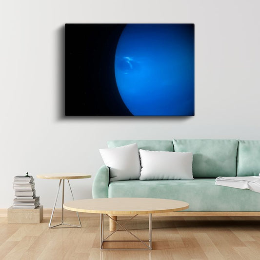 Neptün - Uzayın Safir Gezegeni Kanvas Tablo