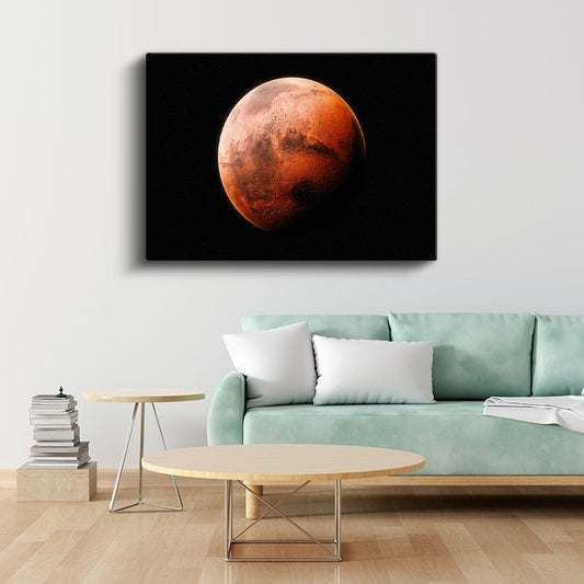 Mars - Kızıl Gezegen Kanvas Tablo