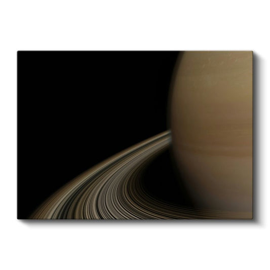 Satürn'ün Halkaları - Kozmik Zarafetin Dansı Kanvas Tablo