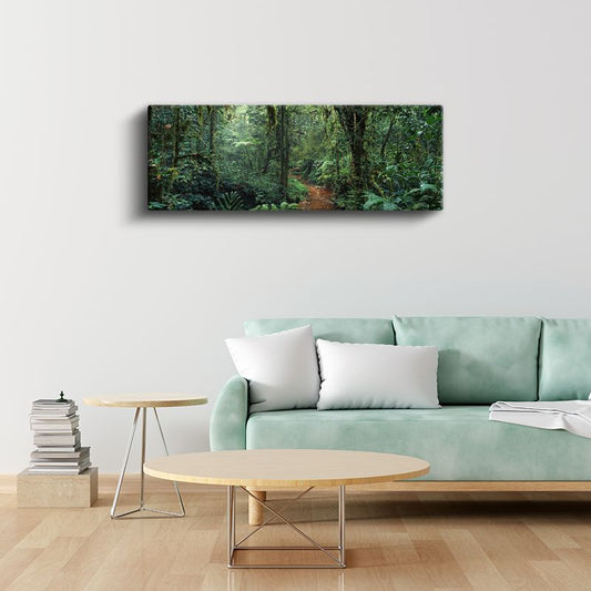 Yağmur Ormanı - Yeşilin Bin Tonu Kanvas Tablo