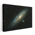 Yatay Kanvas Tablo Parlak Sarmal Galaksi Ve Yıldızlar Manzara Tablosu Ev Ofis Duvar Dekoru