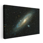 Yatay Kanvas Tablo Parlak Sarmal Galaksi Ve Yıldızlar Manzara Tablosu Ev Ofis Duvar Dekoru