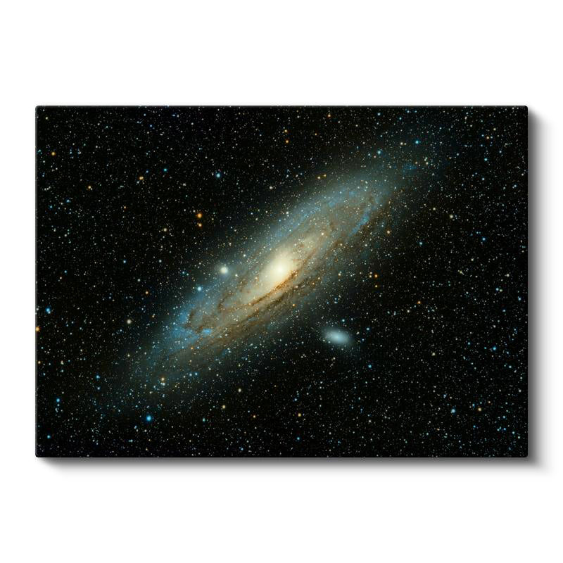 Yatay Kanvas Tablo Parlak Sarmal Galaksi Ve Yıldızlar Manzara Tablosu Ev Ofis Duvar Dekoru