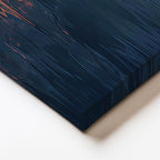 Yatay Kanvas Tablo Deniz Üzerinde Büyük Turuncu Ay Manzara Ve Doğa Tablosu Ev Ofis Duvar Dekoru