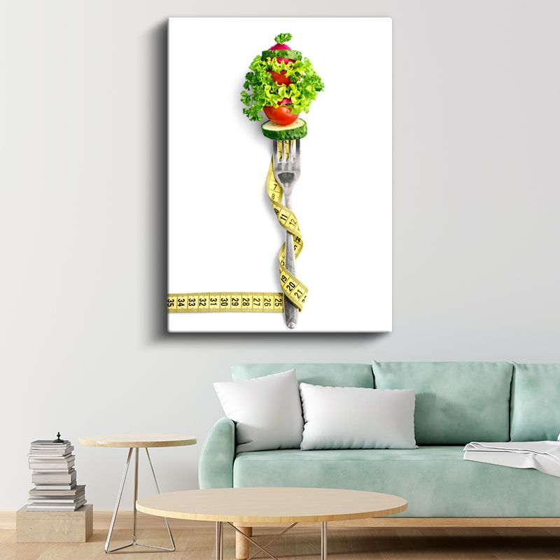 Diyetisyen - Sağlıklı Beslenme ve Kilo Kontrolü Kanvas Tablo