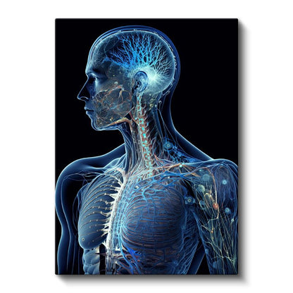 Nörolog - İnsan Sinir Sistemi ve Anatomi Kanvas Tablo