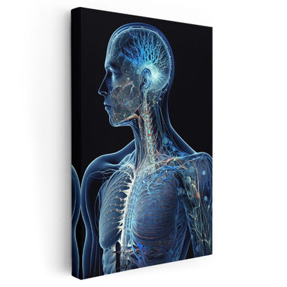Nörolog - İnsan Sinir Sistemi ve Anatomi Kanvas Tablo
