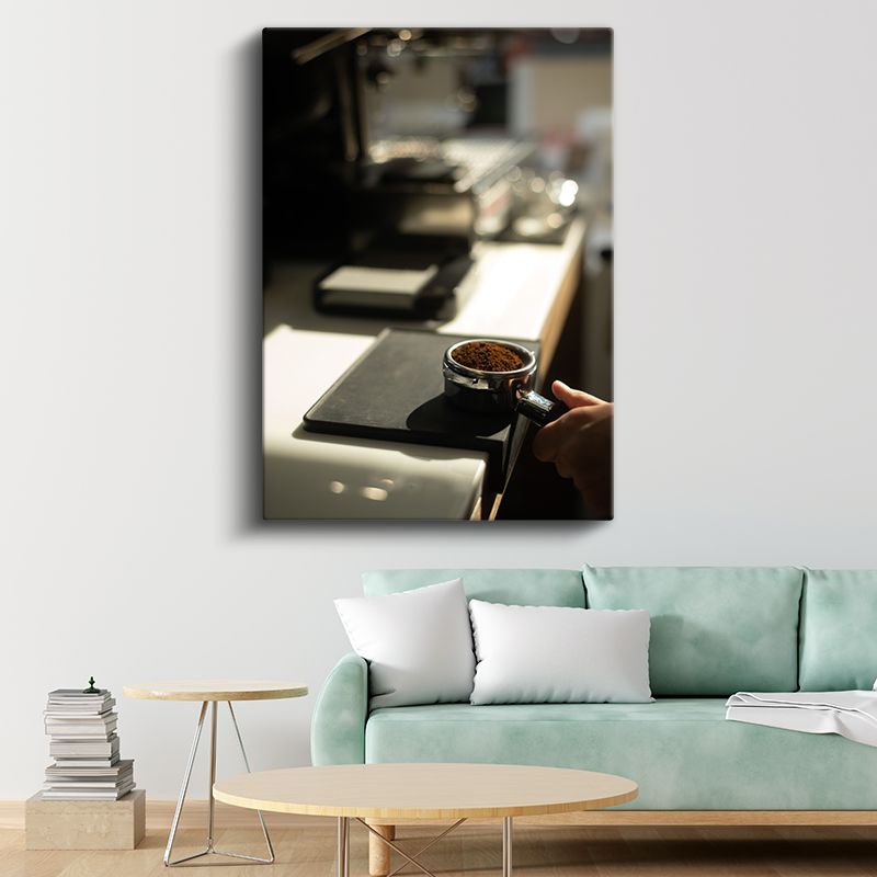 Barista - Profesyonel Kahve Hazırlama Sanatı Kanvas Tablo