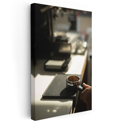 Barista - Profesyonel Kahve Hazırlama Sanatı Kanvas Tablo