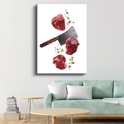 Kasap - Et Kesim Sanatı ve Kaliteli Et Seçimi Kanvas Tablo