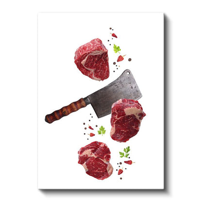 Kasap - Et Kesim Sanatı ve Kaliteli Et Seçimi Kanvas Tablo