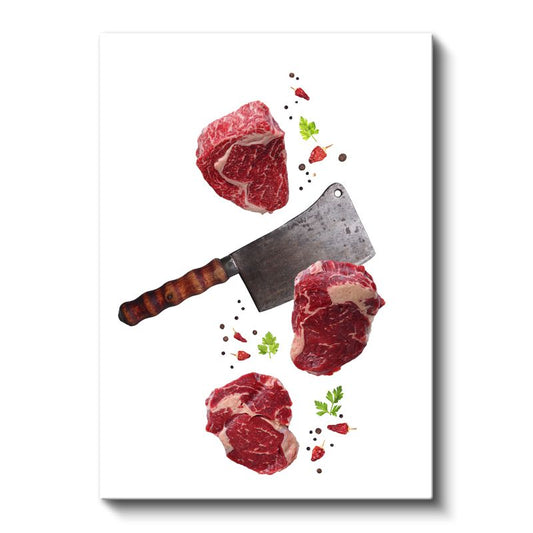 Kasap - Et Kesim Sanatı ve Kaliteli Et Seçimi Kanvas Tablo
