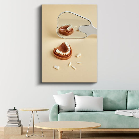Diş Protez Uzmanı - Estetik Diş Protezi Yapımı Kanvas Tablo