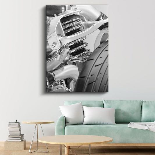 Otomotiv Teknisyeni - Motor Soğutma Sistemi Kanvas Tablo